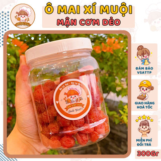 300g Ô mai mận cơm dẻo xí muội chua ngọt Ăn Vặt Vui