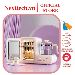Máy hâm sữa kiêm tiệt trùng uv, sấy khô, đun nước JUSANBABY, máy tiệt trùng bình sữa đa năng an toàn cho bé