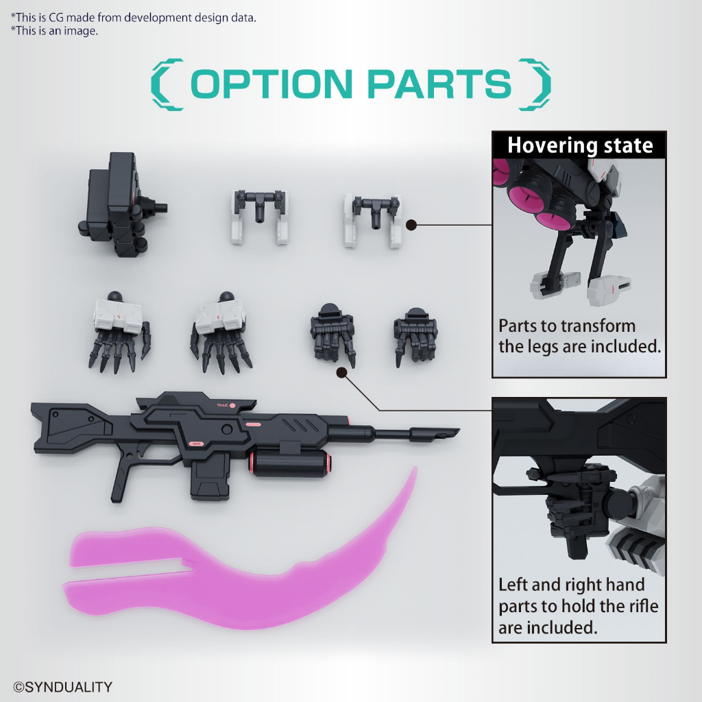 Mô hình lắp ráp Bandai Synduality HG Gilbow