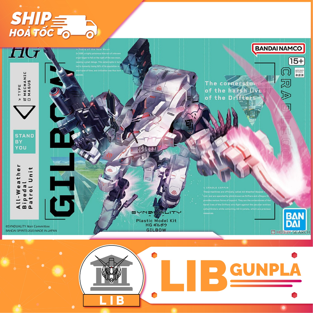 Mô hình lắp ráp Bandai Synduality HG Gilbow