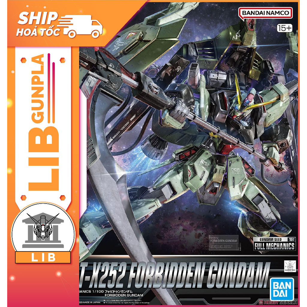 Mô hình lắp ráp Bandai Gundam FM / Full Mechanics 1/100 GAT-X252 Forbidden Gundam