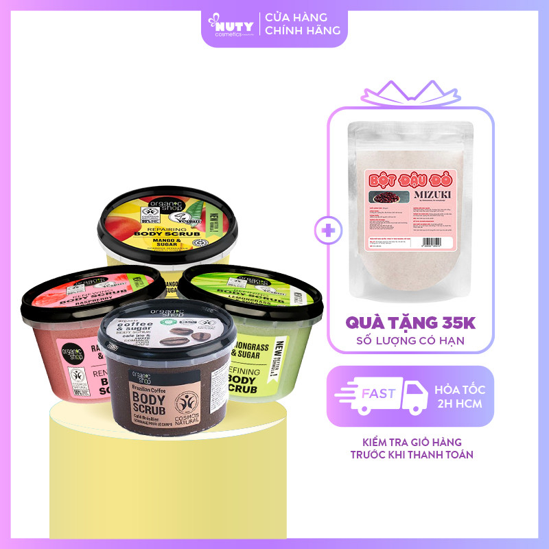 Tẩy Tế Bào Chết Toàn Thân Organic Shop Organic Body Scrub