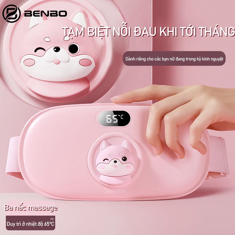Máy massage làm ấm bụng -3 nấc chườm nóng thông minh - Giảm đau bụng kinh- Bảo hành 3 tháng - YN401