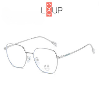 Gọng kính cận mắt vuông đa giác kim loại phối nhựa chắc chắn dành cho nam nữ Liupeywear 5028