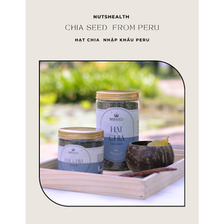 Hạt chia đen nhập khẩu Nam Mỹ 500g/250g - Hạt eat clean, ăn kiêng, giảm cân, bổ sung Omega 3 - Hạt dinh dưỡng Nutshealth