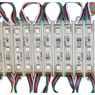 Led hắt 3 bóng 7 màu rgb