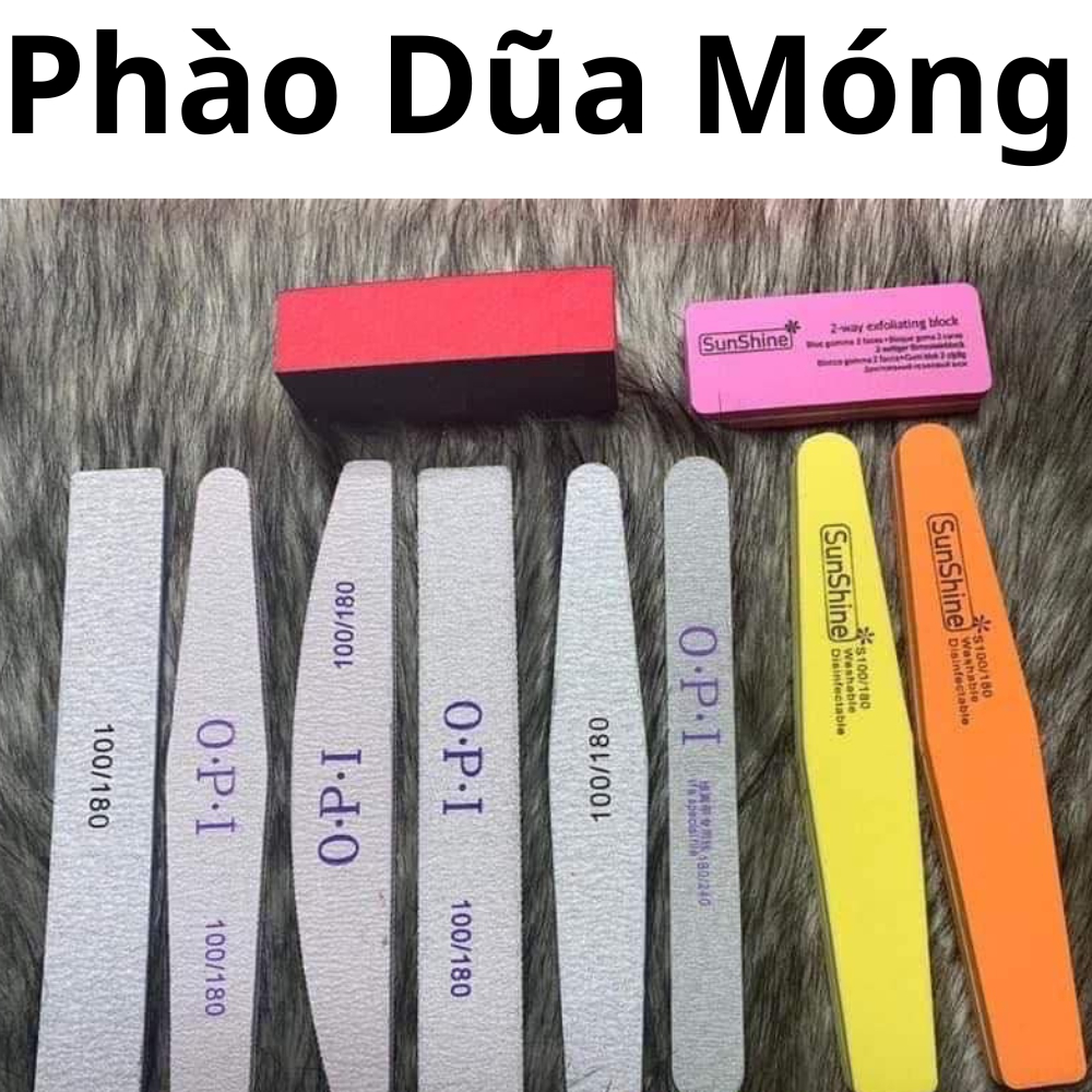 Dũa móng tay nails tổng hợp phào móng ngắn dài đủ loại dày mỏng làm nail ANGELICA DV1