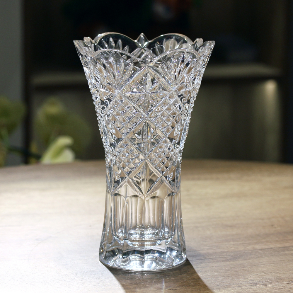 Bình hoa Pha lê Sirius Bohemia Tiệp khắc 20.5cm