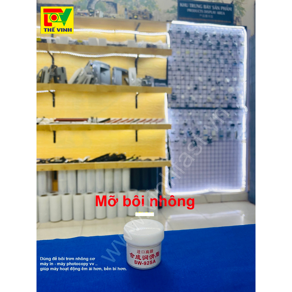 Mỡ bôi trơn nhông, bánh xe máy in, máy photocopy