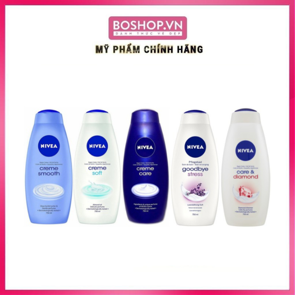 Sữa Tắm Dưỡng Ẩm Nivea Shower Gel 750ml