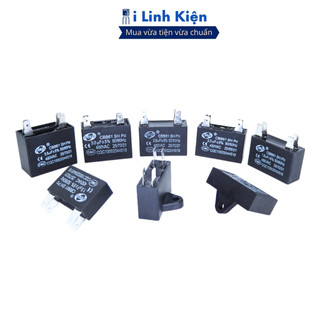 Tụ quạt 450VAC đầy đủ giá trị cbb61 chân cắm jack chất lượng cao ilinhkien.