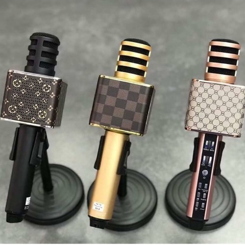 Micro karaoke bluetooth SD18 không dây kết nối trên điện thoại kèm loa 368