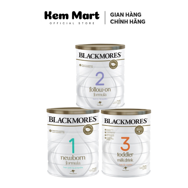 Sữa Blackmores Úc Hộp 900gr Đủ Số 1,2,3