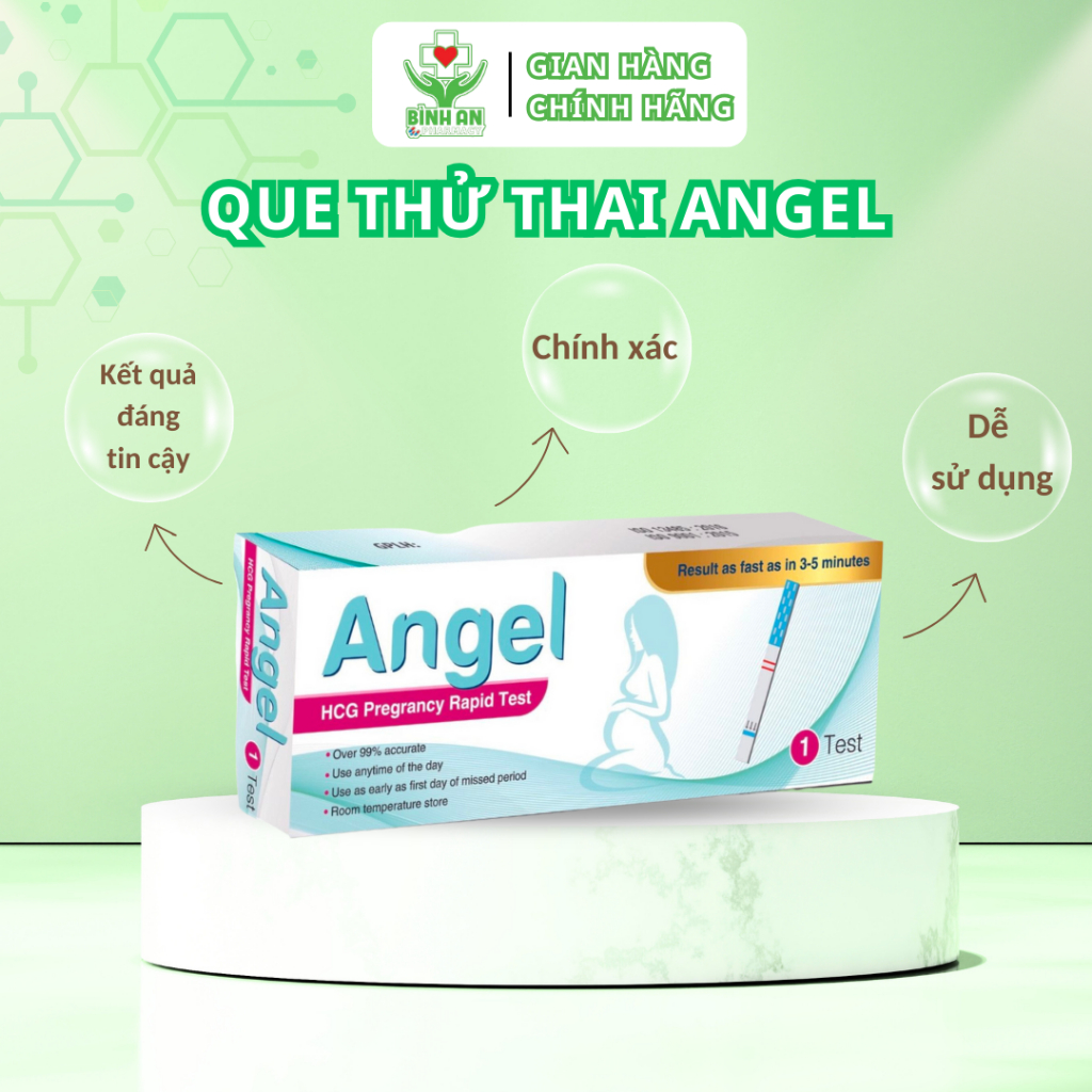 Que Thử Thai Angel, Dụng cụ phát hiện thai sớm 2 vạch chính xác, Bảo mật thông tin khi giao hàng