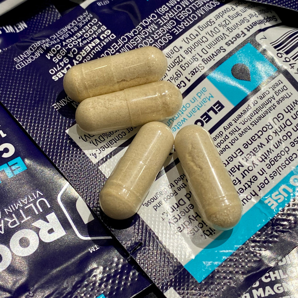 Viên muối điện giải GU Roctane Electrolyte Capsules