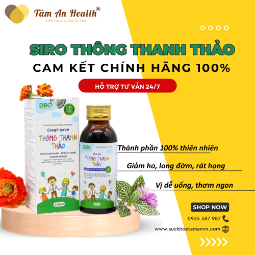Siro ho Thông Thanh Thảo Dược Bảo Châu