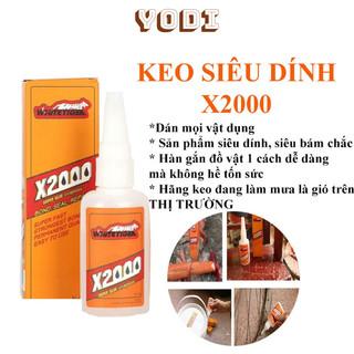 Keo dán đa năng, keo siêu dính gấp x2000 lần các dòng keo dán bình, keo x2000 đa năng