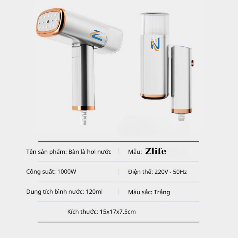 Bàn ủi hơi nước cầm tay mini, bàn là hơi nước cầm tay là quần áo công suất 1000W mẫu mới 2023 Bản nâng cấp