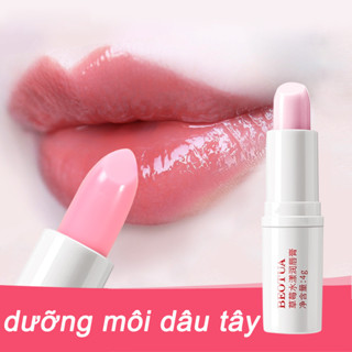 Dưỡng ẩm ngăn ngừa nứt nẻ và dưỡng môi Son dưỡng không thấm nước Nhiệt độ thay đổi màu Son môi chống đông màu