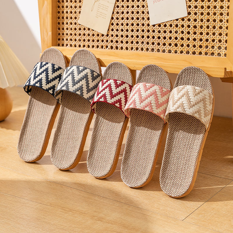 Dép Cói Quai Ngang Thổ Cẩm