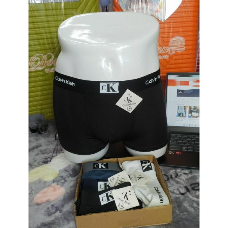 Combo 4 Quần Lót Nam cK Thun Lạnh Co Dãn Mịn Mát Thấm Hút