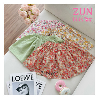 Chân váy thô cotton họa tiết hoa nhí- ZUNKids
