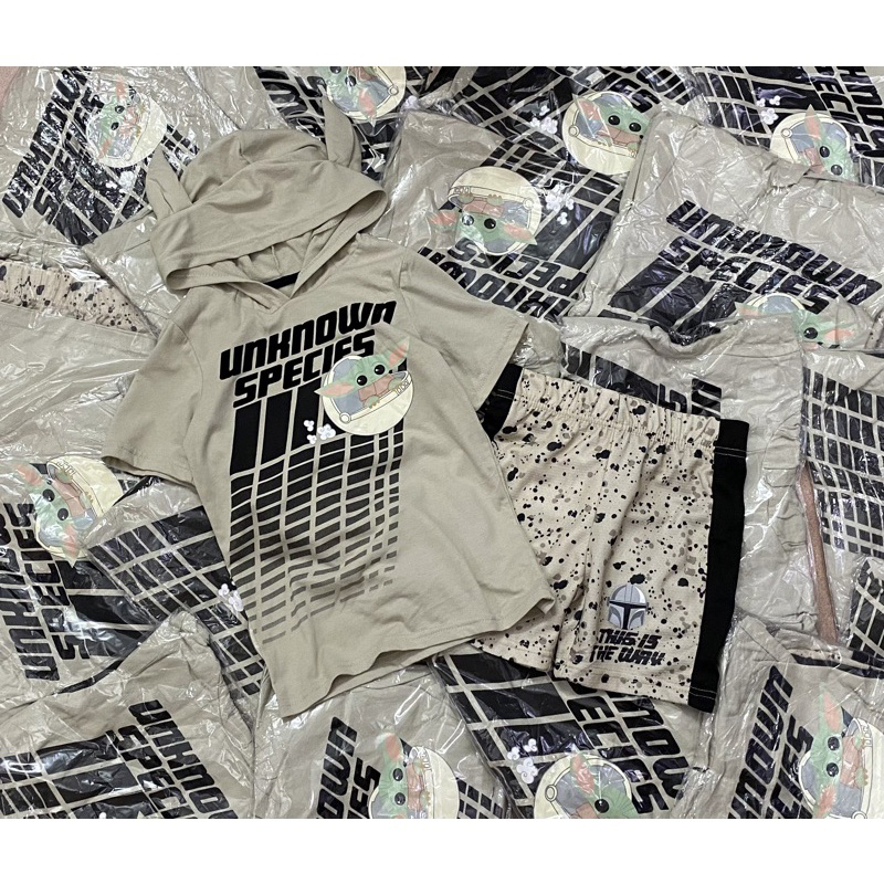Set bộ cộc có mũ cho bé trai toàn hình siêu nhân size từ 12-30 cân