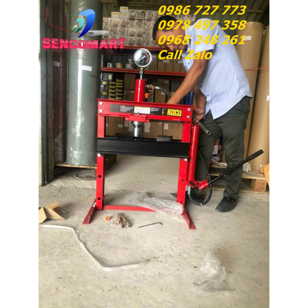 Công ty bán máy ép thủy lực TY12001 12 tấn dùng tay giá rẻ