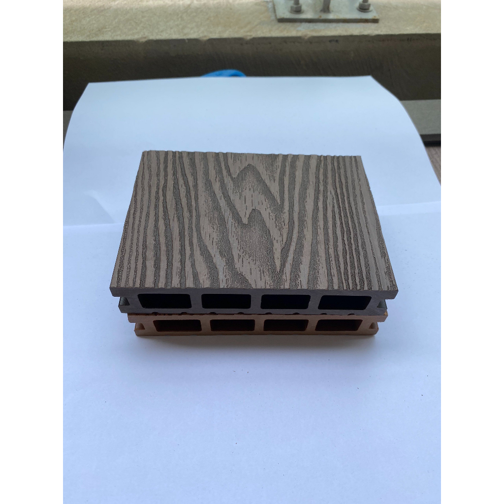 Sàn Ngoài Trời Đầy Đủ Mẫu Mã Kích Thước 140*25*2200mm Hàng Gỗ Nhựa Composite Ngoài Trời