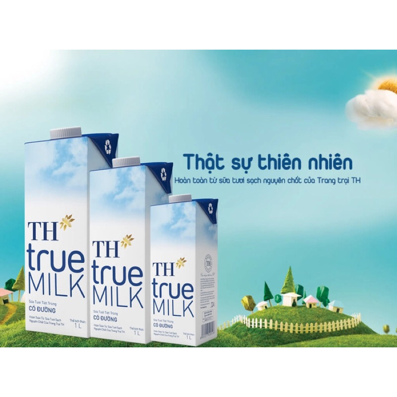 Sữa TH 1L Các Vị MinMart