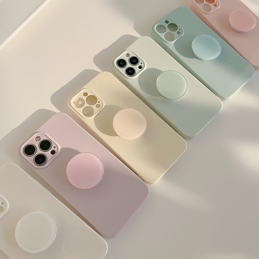 Giá đỡ điện thoại, pop kiểu Tròn Bóng, nhựa cứng 4 màu