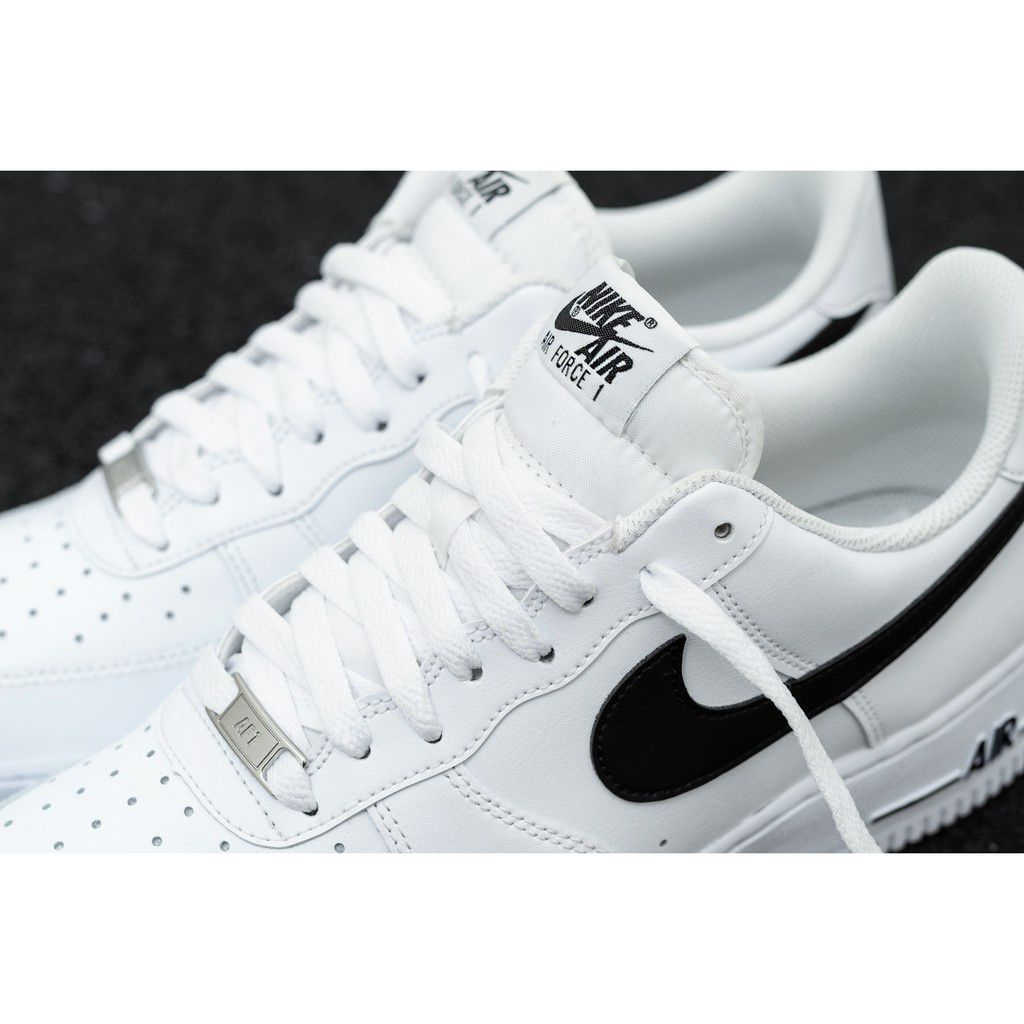 Giày Air Force 1 Low White Black Af1 Vệt Đen CJ0952-100