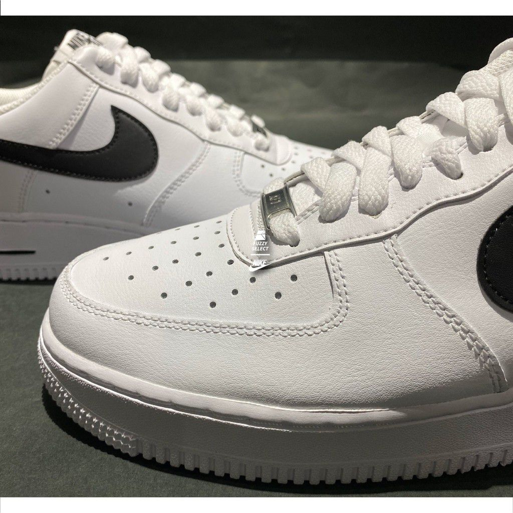 Giày Air Force 1 Low White Black Af1 Vệt Đen CJ0952-100