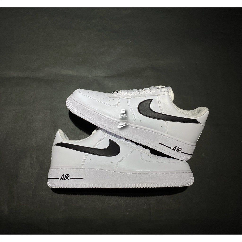 Giày Air Force 1 Low White Black Af1 Vệt Đen CJ0952-100