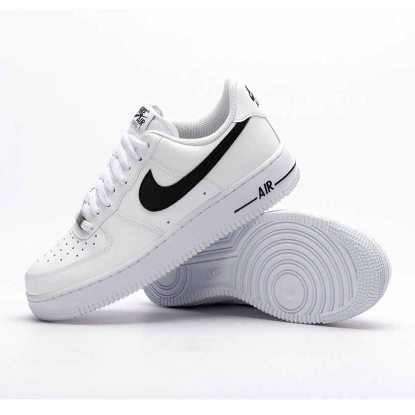 Giày Air Force 1 Low White Black Af1 Vệt Đen CJ0952-100