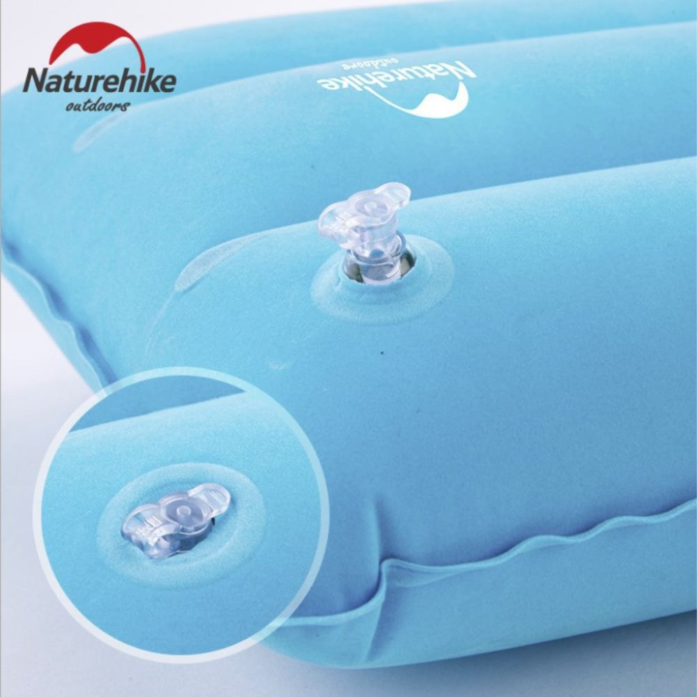 Gối bơm hơi văn phòng, dã ngoại Naturehike, gọn nhẹ gấp gọn