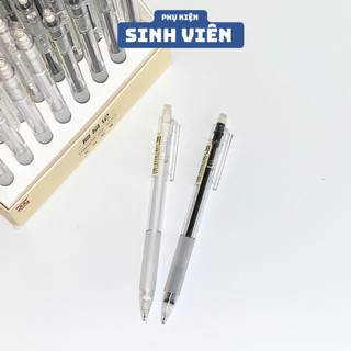  COMBO Bút Chì Bấm Cơ Học Phong Cách Muji  Ngòi 0.5   0.7mm Tiện Lợi Dành Cho Học Sinh   BCBMJ   