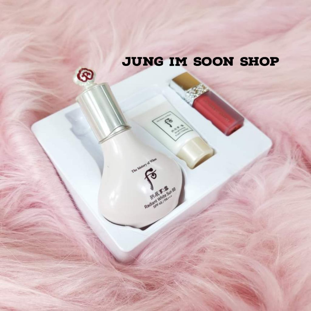 ☀️☀️Kem BB Whoo seol whitening sun dưỡng sáng da, chống nắng Gongjinhyang Seol Whitening Sun BB SPF 45/PA++