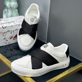 Giày sneaker gvc trắng quai chéo 4 màu cao cấp - giày sneaker gvc fullbox