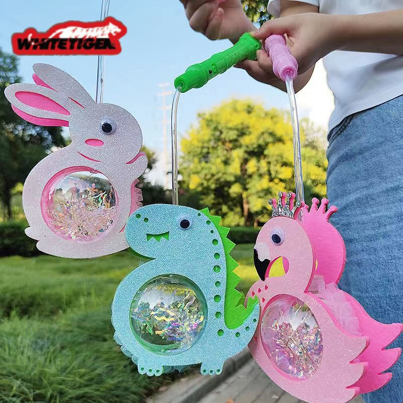 Đèn lồng trung thu cầm tay trong suốt phát sáng nhấp nháy, đèn lồng hình sứa biển, công chúa, hình động vật ngộ nghĩnh