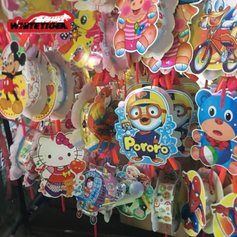 Đèn lồng trung thu cầm tay trong suốt phát sáng nhấp nháy, đèn lồng hình sứa biển, công chúa, hình động vật ngộ nghĩnh