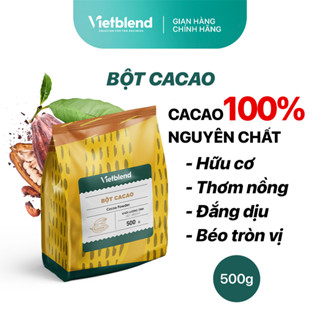 Bột Ca Cao Nguyên Chất VIETBLEND Túi 500g