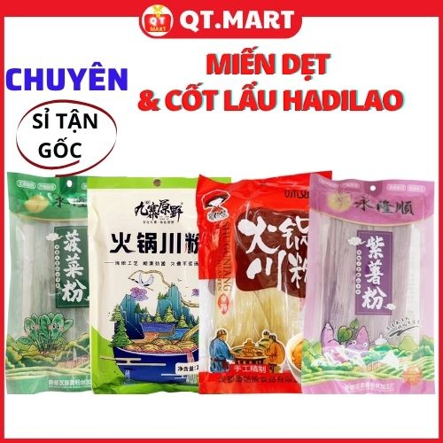 Miến Dẹt -Miến khoai lang ăn lẩu Trùng Khánh chuẩn vị HADILAO 240gr