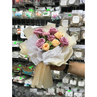 HOA LỤA , HOA SÁP BÓ CỰC XINH