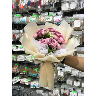 HOA LỤA , HOA SÁP BÓ CỰC XINH