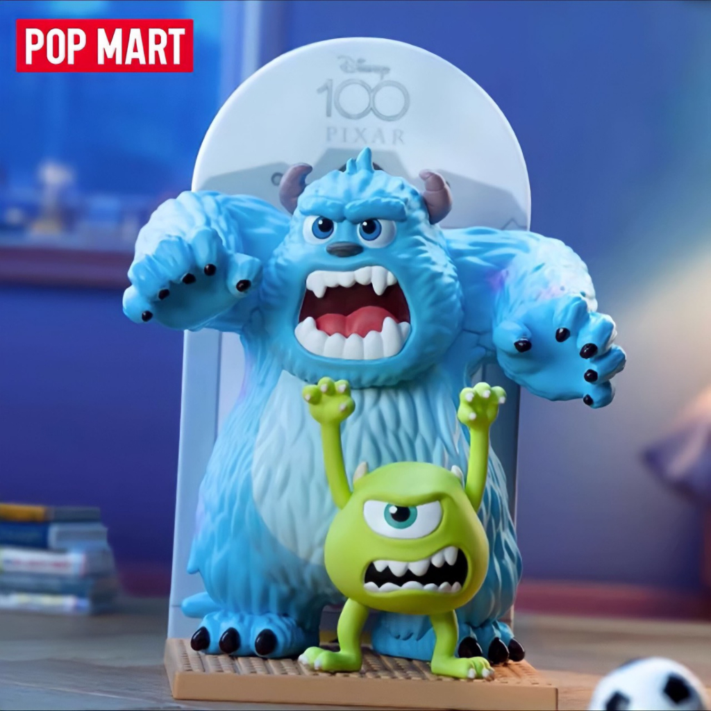 POP MART Art Toy Disney 100th Anniversary Pixar Series Quà Tặng Sinh Nhật Dễ Thương Mô Hình Hành Động Trẻ Em