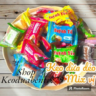 500g kẹo dừa dẻo huỳnh yến mix vị