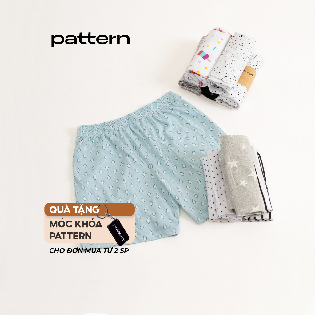 [Mã FATREND2810 giảm đến 30k tối đa 99k] Quần short ngủ mặc nhà PATTERN nhiều màu sắc PQ012