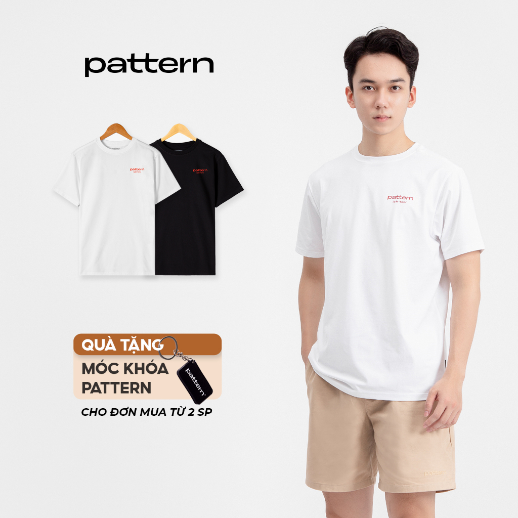 Áo phông Sigature logo Pát từn PATTERN tshirt cotton