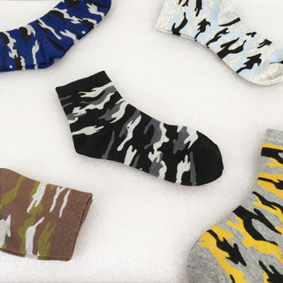 Vớ/ Tất ngắn cổ họa tiết Camo Bape